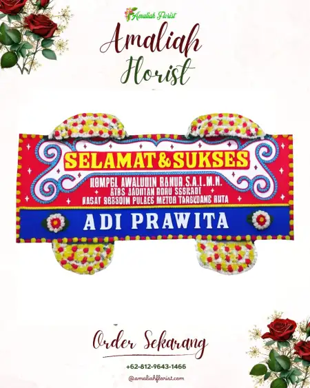 Papan Bunga Ucapan Selamat Pagerandong